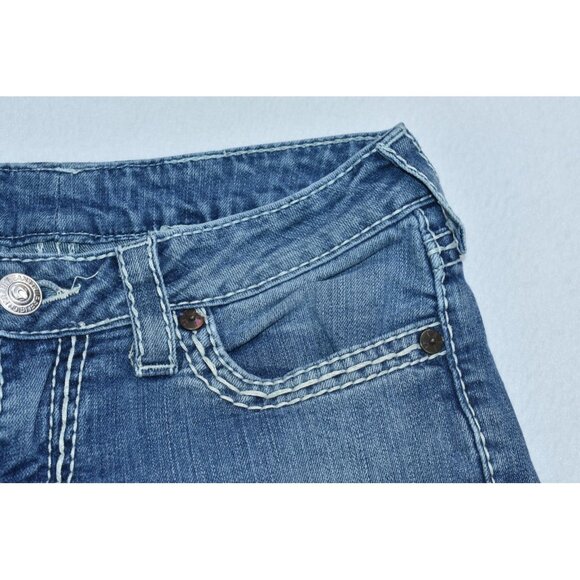 True Religion Women's Jeans Size 30 Blue Denim Skinny Stretch Pants - Picture 8 of 16